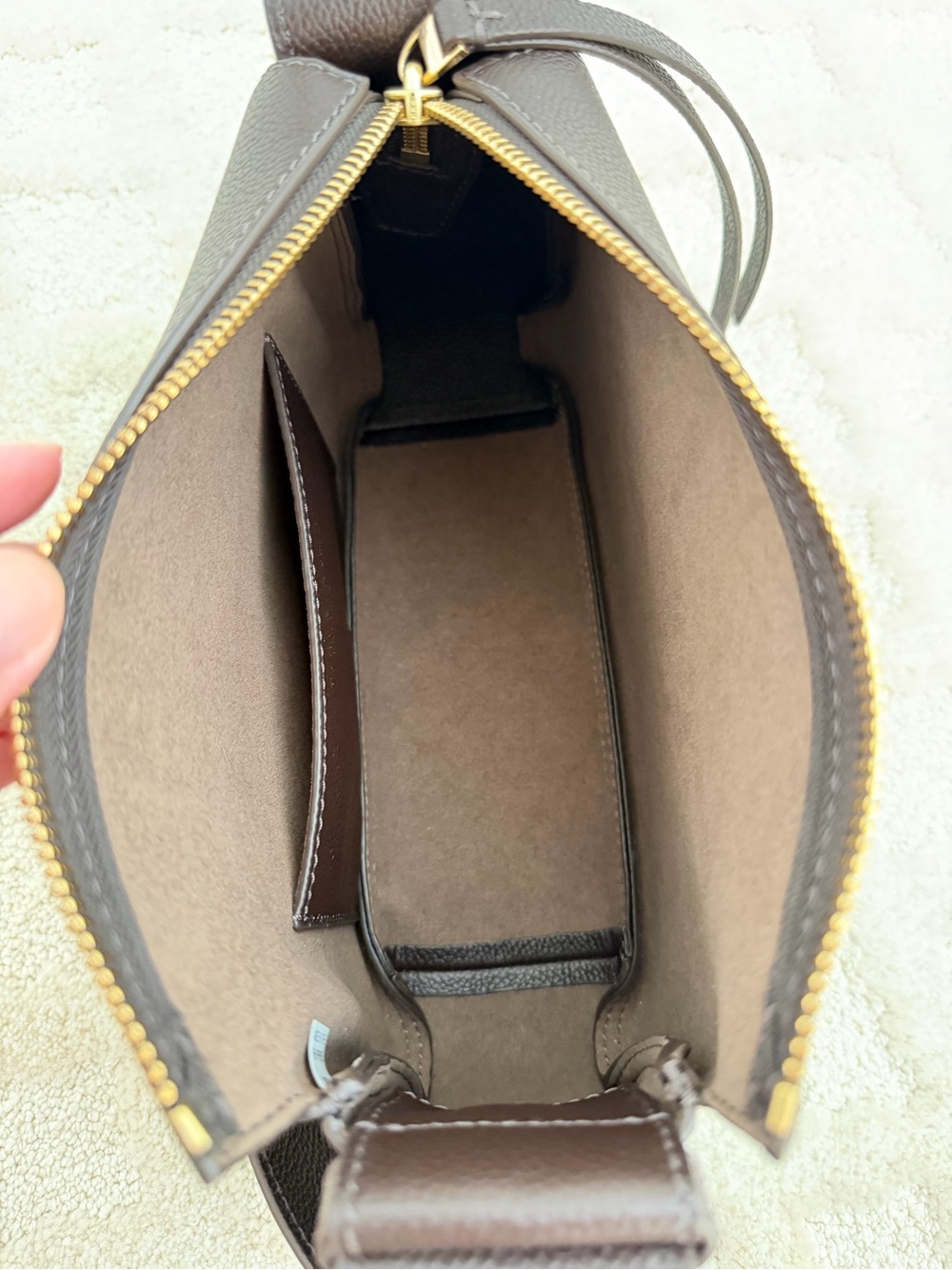 🍩Tory Burch SMALL Romy Leather Shoulder Bag - Picture 13 of 16